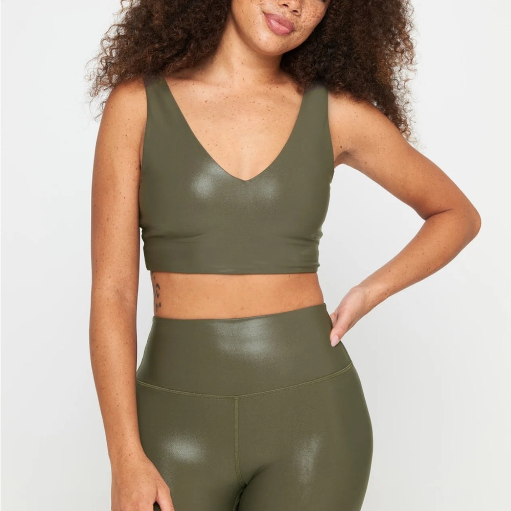 Spiritual Gangster Harlow High Gloss Crop Tank